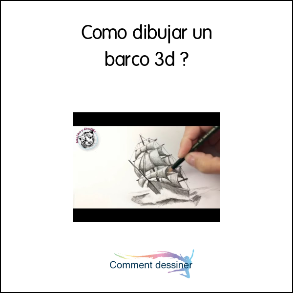 Como dibujar un barco 3d